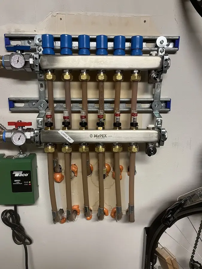 Plumber performing Leak Detection at a residential property in Prunedale